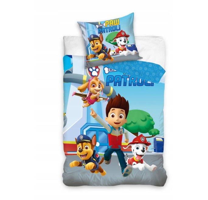 POŚCIEL PSI PATROL 140x200 70x90 PAW PATROL KOMPLET POŚCIELI LICENCYJNEJ