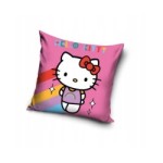 POSZEWKA 40x40 WELVET DLA DZIECI NA PODUSZKĘ VELVET HELLO KITTY