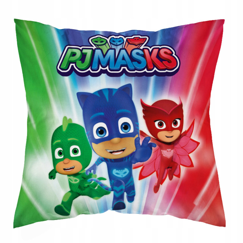 POSZEWKA 40x40 PIDŻAMERSI PJ MASKS DLA DZIECI NA PODUSZKĘ NA JAŚKA