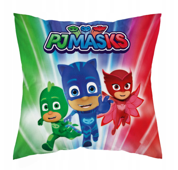 POSZEWKA 40x40 PIDŻAMERSI PJ MASKS DLA DZIECI NA PODUSZKĘ NA JAŚKA