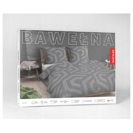 POŚCIEL BAWEŁNIANA 160x200 BAWEŁNA KOMPLET POŚCIELI MODNA