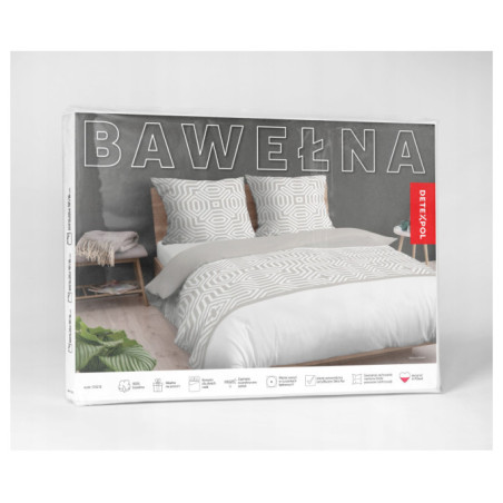 POŚCIEL BAWEŁNIANA 160x200 BAWEŁNA KOMPLET POŚCIELI MODNA