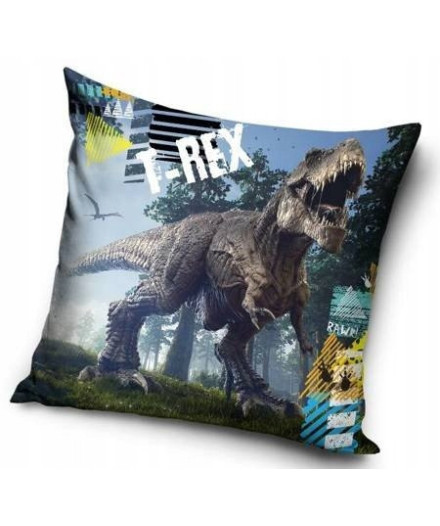 POSZEWKA 40x40 WELWET T-REX...