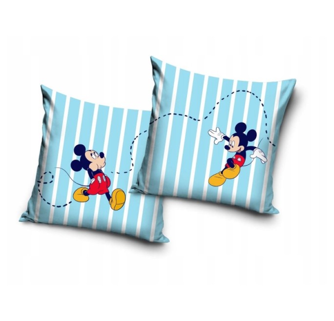 POSZEWKA 40x40 MYSZKA MICKEY WELVET DLA DZIECI NA PODUSZKĘ MIKI VELVET