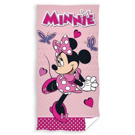 DUŻY RĘCZNIK KĄPIELOWY 70X140 PLAŻOWY BAWEŁNA MYSZKA MINNIE