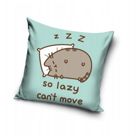 POSZEWKA 3D NA PODUSZKĘ PUSHEEN KOT KOTEK 40x40 BAJKA DLA DZIECI JAŚKA CAT