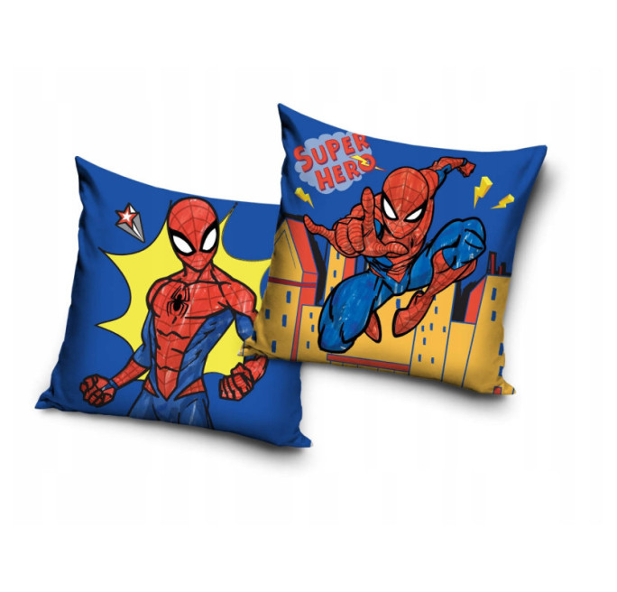 POSZEWKA 40x40 SPIDERMAN WELVET DLA DZIECI NA PODUSZKĘ VELVET