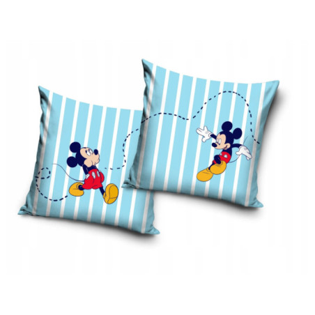 POSZEWKA 40x40 MYSZKA MICKEY WELVET DLA DZIECI NA PODUSZKĘ MIKI VELVET