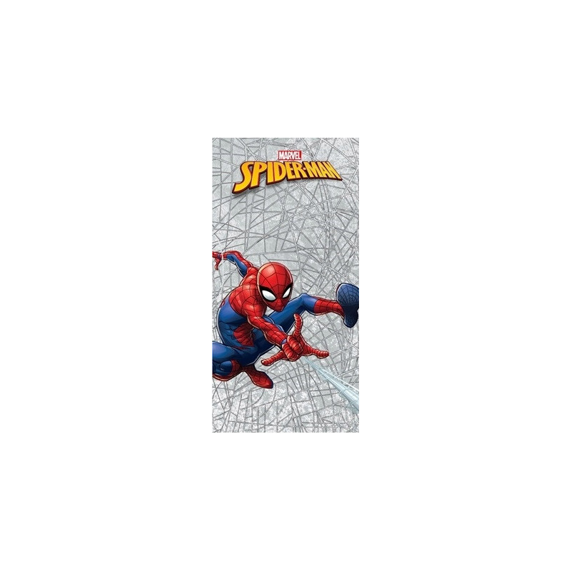 DUŻY RĘCZNIK KĄPIELOWY PLAŻOWY 70X140 SPIDERMAN SPIDER BAJKA SIEĆ PAJĄK