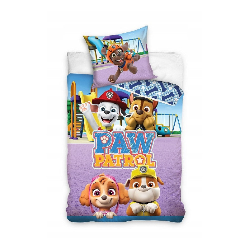 POŚCIEL PSI PATROL 160x200 70x80 PAW PATROL KOMPLET POŚCIELI LICENCYJNEJ