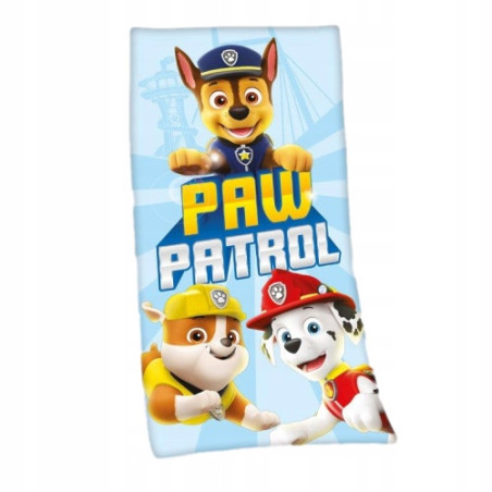 RĘCZNIK KĄPIELOWY 70X140cm PSI PATROL PSY PAW PATROL DETEXPOL CHASE RUBBLE