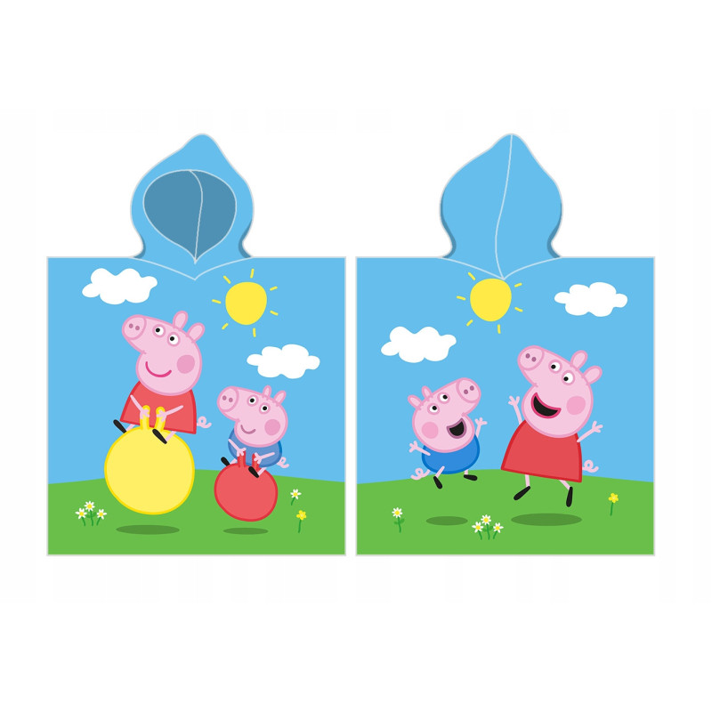 OKRYCIE KĄPIELOWE ŚWINKA PEPPA PIG 55x110cm PONCHO