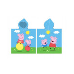 OKRYCIE KĄPIELOWE ŚWINKA PEPPA PIG 55x110cm PONCHO