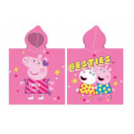 OKRYCIE KĄPIELOWE ŚWINKA PEPPA PIG 55x110cm PONCHO