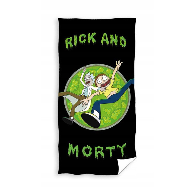 RĘCZNIK KĄPIELOWY PLAŻOWY 70X140 RICK I MORTY