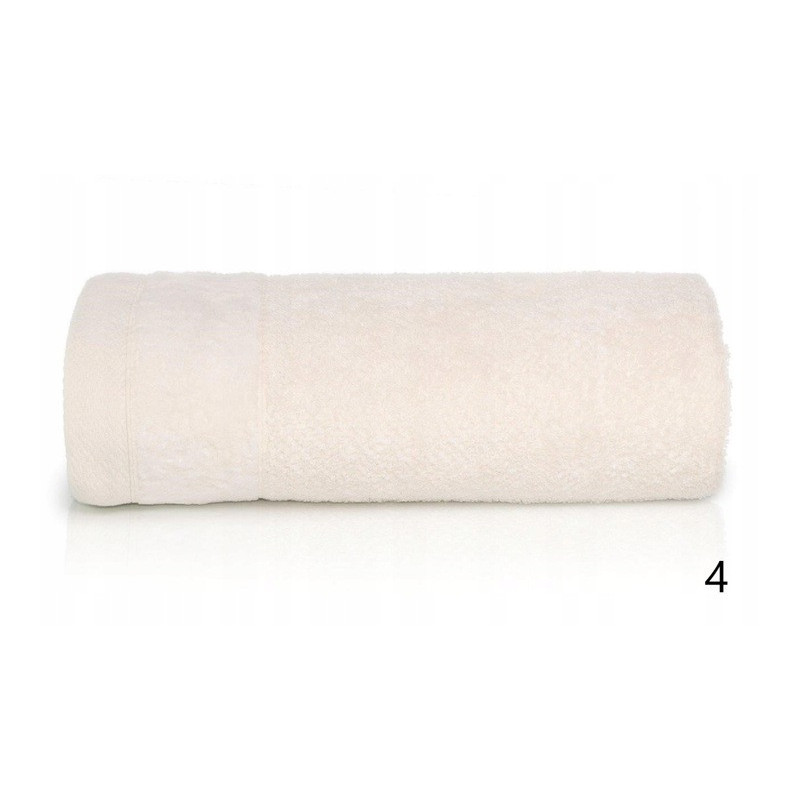 RĘCZNIK GRUBY 100x150 100% BAWEŁNA DOBRZE CHŁONĄCY KREMOWY 550GSM