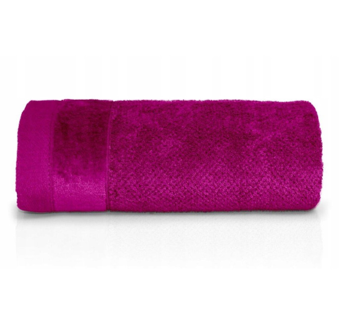 DUŻY RĘCZNIK 100x150 GRUBY 100% BAWEŁNA DOBRZE CHŁONĄCY AMARANTOWY 550GSM