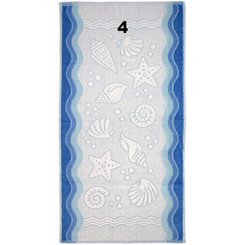 RĘCZNIK KĄPIELOWY FLORA OCEAN 100% BAWEŁNA 70x140