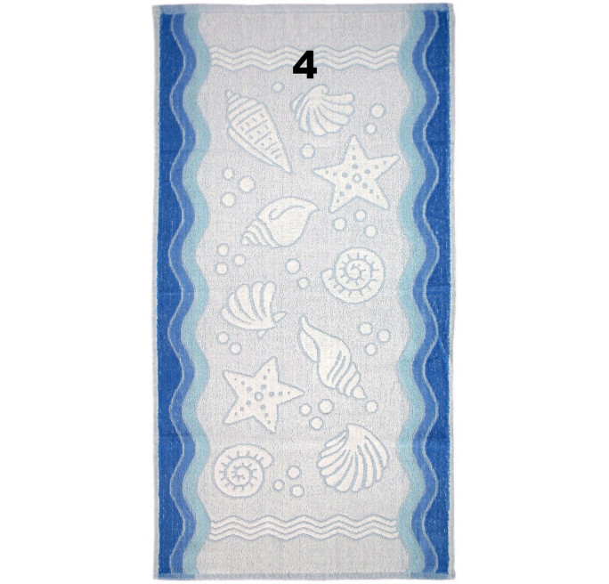 RĘCZNIK KĄPIELOWY FLORA OCEAN 100% BAWEŁNA 70x140