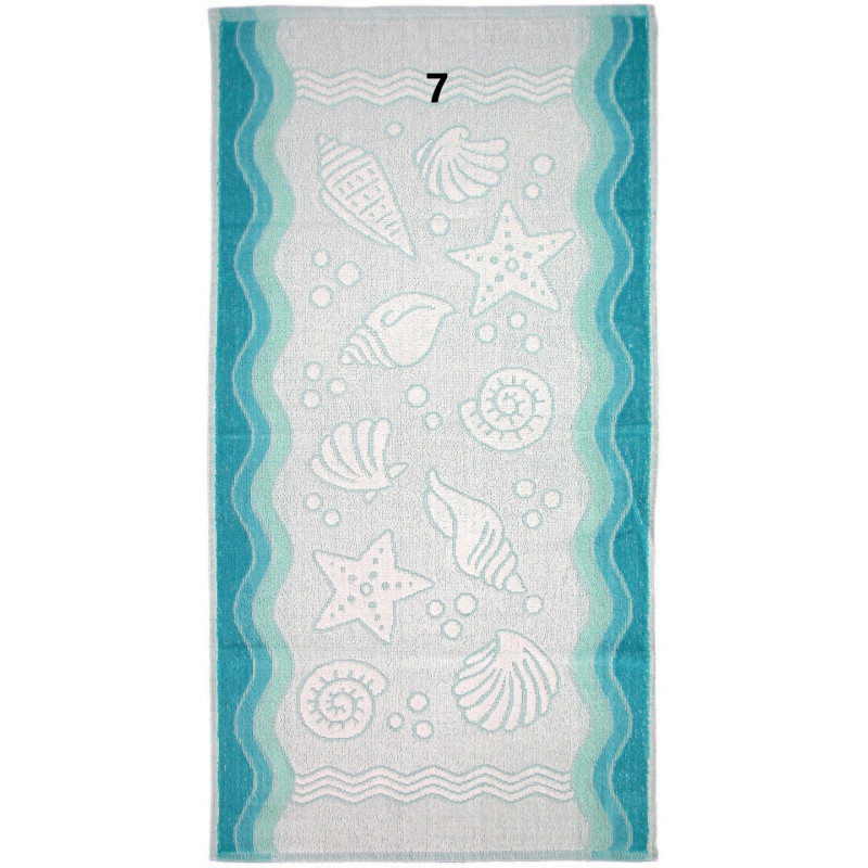 RĘCZNIK KĄPIELOWY FLORA OCEAN 100% BAWEŁNA 70x140