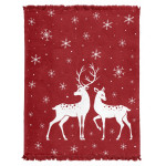 KOC ŚWIĄTECZNY BAWEŁNIANY 150x200