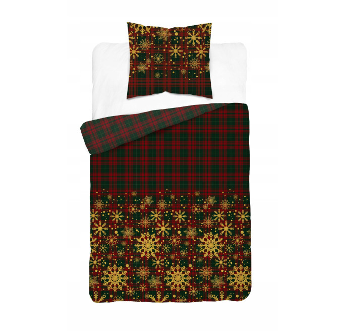 Pościel Świąteczna Satynowa 140x200