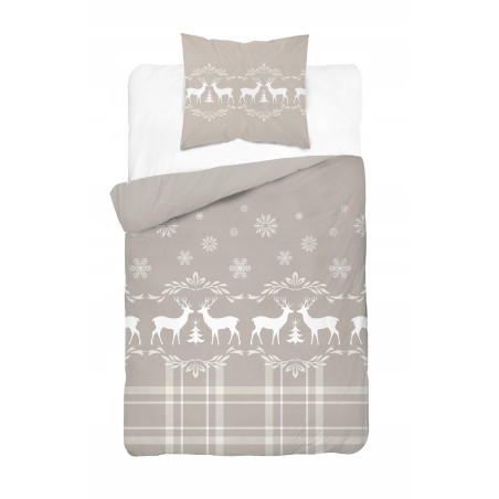 Pościel Świąteczna Satynowa 140x200