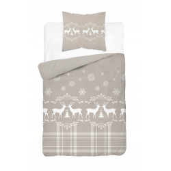 Pościel Świąteczna Satynowa 140x200