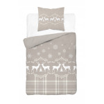 Pościel Świąteczna Satynowa 140x200