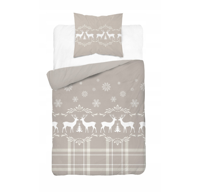 Pościel Świąteczna Satynowa 140x200