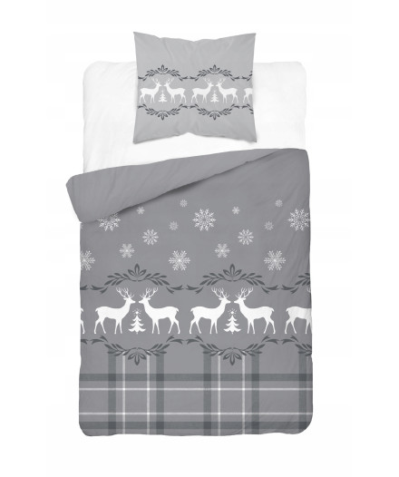 Pościel Świąteczna Satynowa 140x200