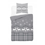 Pościel Świąteczna Satynowa 140x200