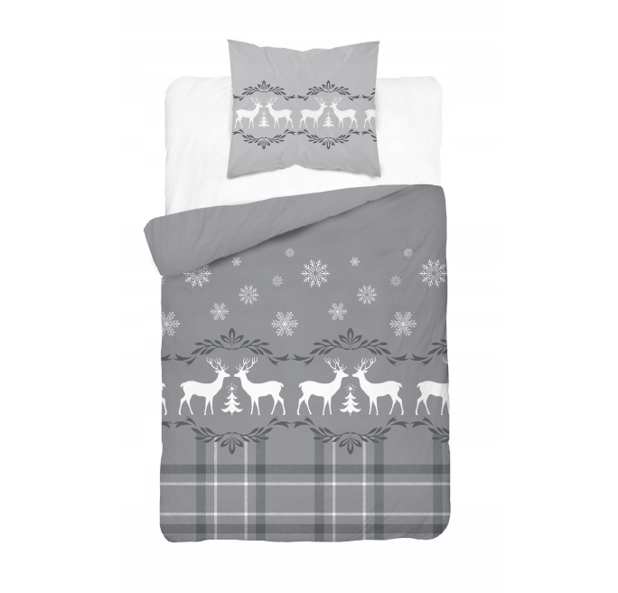 Pościel Świąteczna Satynowa 140x200