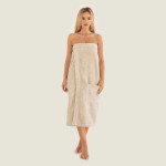 RĘCZNIK DO SAUNY BAWEŁNA EGIPSKA ZWOLTEX BEŻOWY 90X140