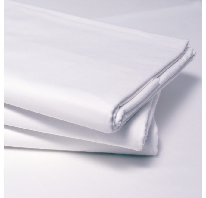 Prześcieradło Hotelowe Białe 200x220cm Bawełna 100%