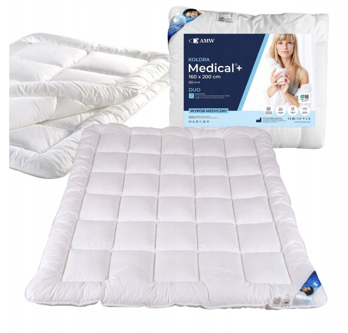 KOŁDRA 140x200 ZIMOWA MEDICAL DUO AMW 95° ATEST