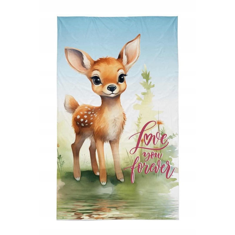 MAŁY RĘCZNIK DO PRZEDSZKOLA ŻŁOBKA 30X50 SARENKA BAMBI RĘCZNICZEK