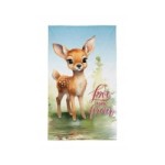 MAŁY RĘCZNIK DO PRZEDSZKOLA ŻŁOBKA 30X50 SARENKA BAMBI RĘCZNICZEK