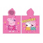 OKRYCIE KĄPIELOWE ŚWINKA PEPPA PIG 55x110cm PONCHO