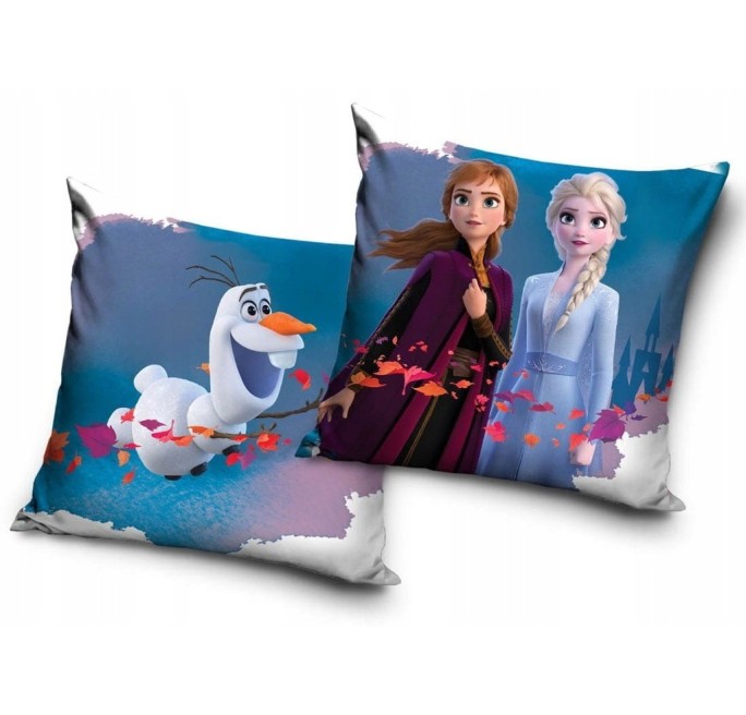 POSZEWKA 40x40 WELVET DLA DZIECI NA PODUSZKĘ VELVET FROZEN ANNA ELSA