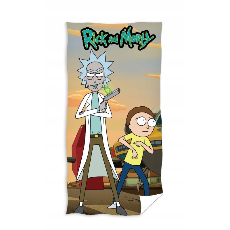 RĘCZNIK PLAŻOWY KĄPIELOWY 70X140 RICK AND MORTY