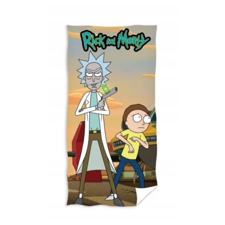 RĘCZNIK PLAŻOWY KĄPIELOWY 70X140 RICK AND MORTY