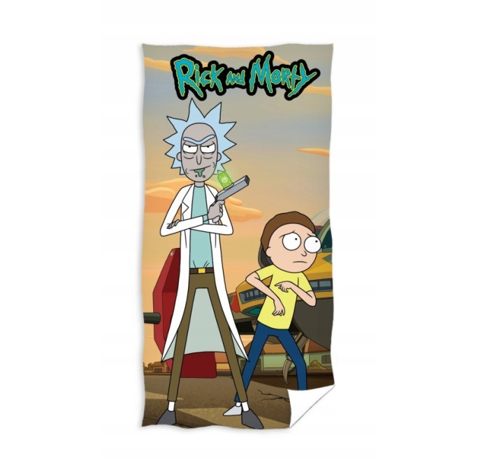 RĘCZNIK PLAŻOWY KĄPIELOWY 70X140 RICK AND MORTY